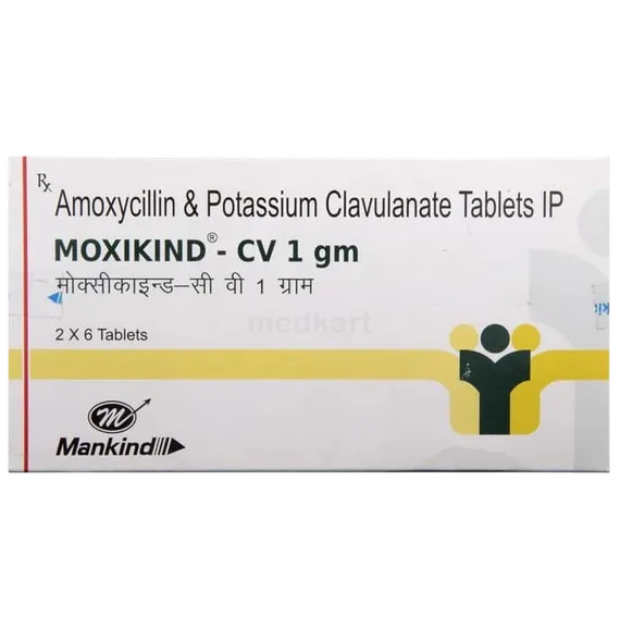 moxikind cv 1000mg tablet 6's